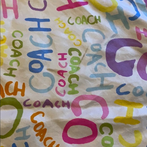 Coach Neck Scarf and Satchel - Picture 5 of 6